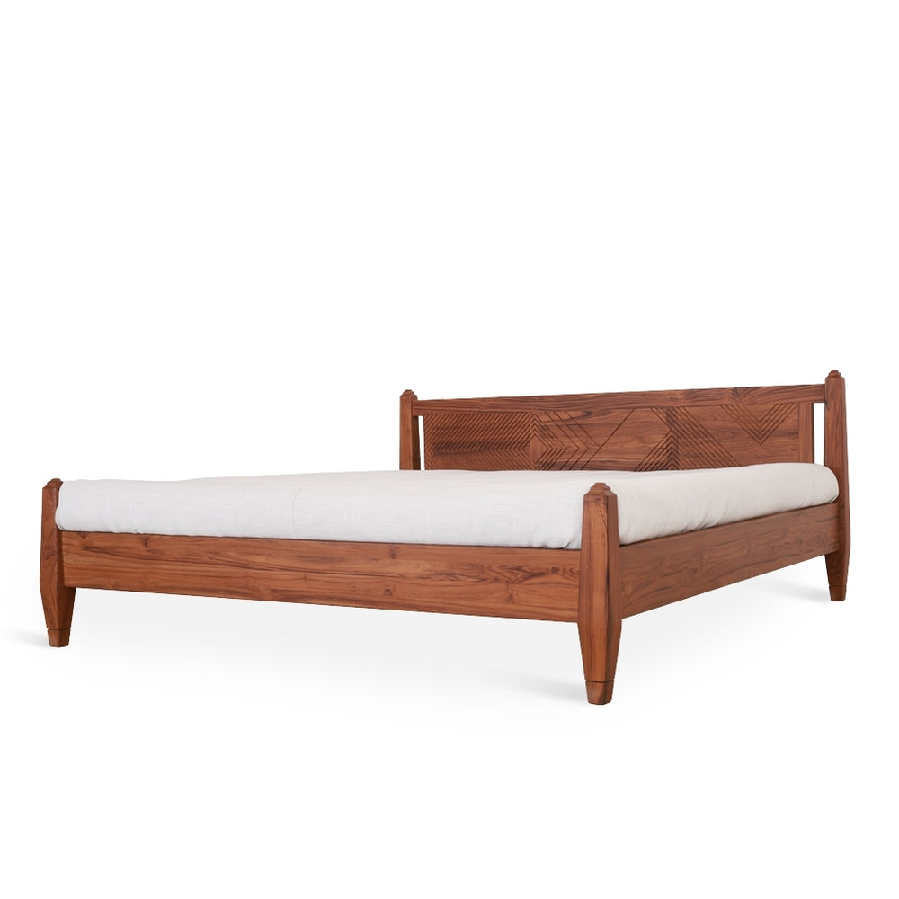 Ritto Solid Wood Bed