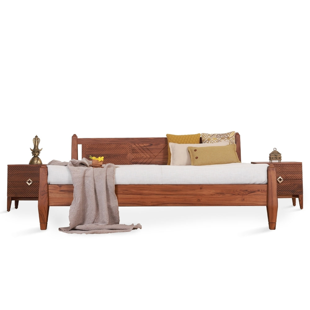 Ritto Solid Wood Bed