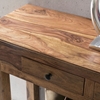 Picture of Bartram Solid Wood Console Table In Honey Oak Finish