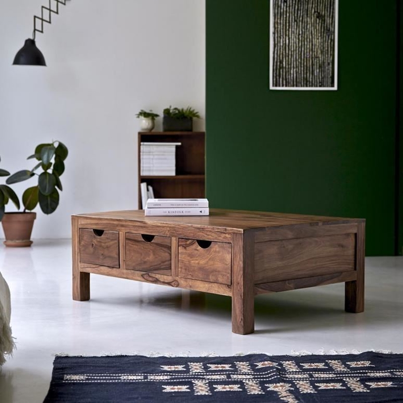 3 drawer coffee table