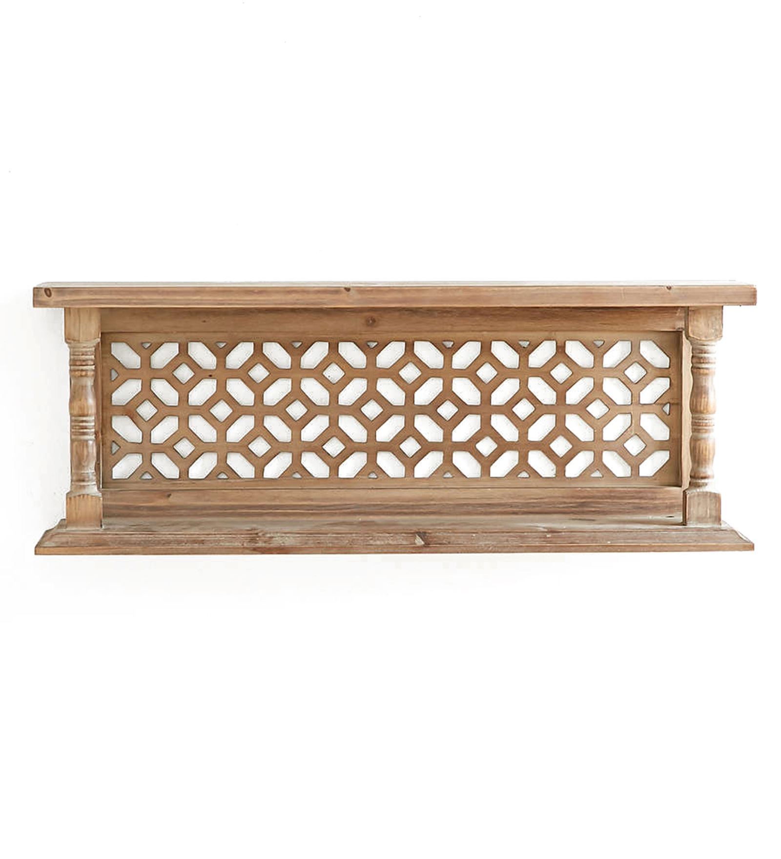 Brown Solid Wood Wall Shelf-Wooden Furniture|Furniture online|Buy ...