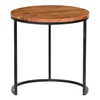 Picture of Chelli Solid Wood Nested Side Table In Natural & Metal Finish