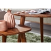 Picture of Richelo Solid Wood Nested Side Table In Honey Oak Finish