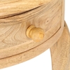 Picture of Terrye Solid Wood Side Table In Natural Finish
