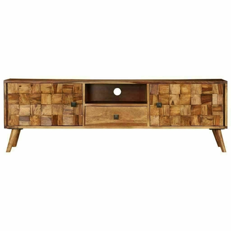 Solid Wood TV Cabinet In Sheesham Wood-Wooden Furniture|Furniture ...