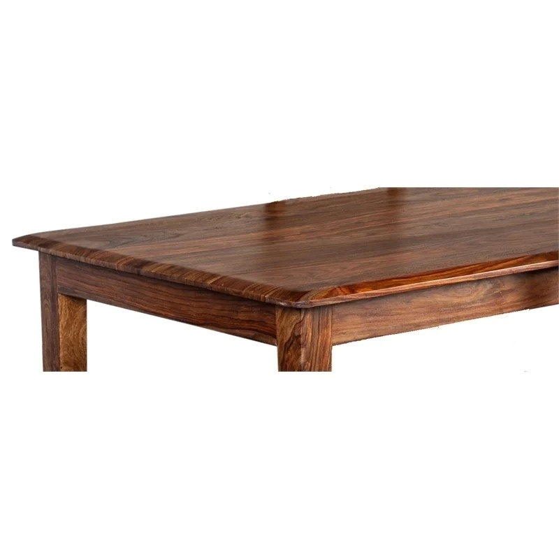 Porter Designs Sonora Solid Sheesham Wood Dining Table - Brown-Wooden ...