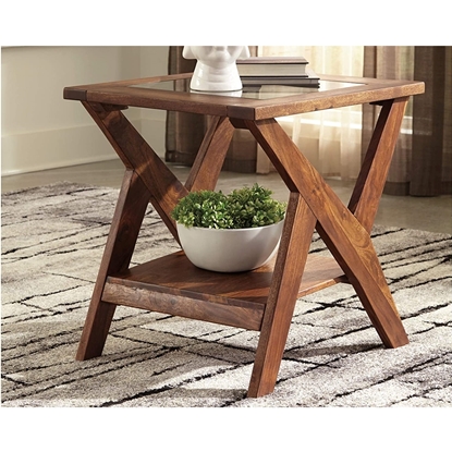 Picture of Etha Solid Wood Side Table In Provincial Teak Finish