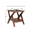 Picture of Etha Solid Wood Side Table In Provincial Teak Finish