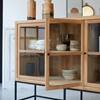 Picture of Sheraton - Low display cabinet in solid Acacia
