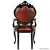 Picture of Sheesham Wood Upholstered Tufted Arm Chair