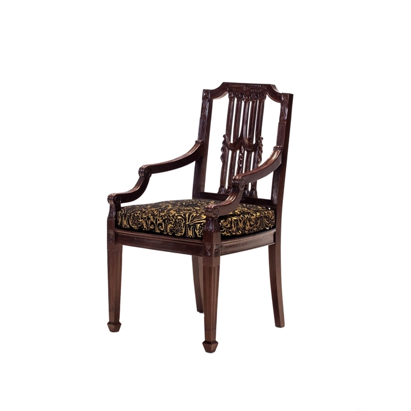 Solid Sheesham Wood Sheraton Armchair-Wooden Furniture|Furniture online ...