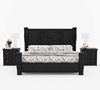 Picture of Solid Wood Moroccan Style Headboard Full Size Platform Bed