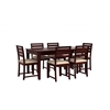 Picture of Fonteyn Rosewood 6 Seater Dining Table With Set Of 6 Chairs In Walnut Finish