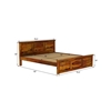 Picture of Stainfleld Solid Wood King Size Bed In Honey Oak Finish