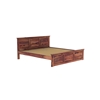 Picture of Stainfleld Solid Wood Queen Size Bed In Teak Finish