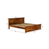 Picture of Stainfleld Solid Wood Queen Size Bed In Honey Oak Finish