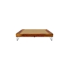 Picture of Aurelio Solid Wood King Size Box Storage Bed In Teak Finish