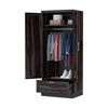 Picture of Dyson Solid Sheesham Wood 2 Door 1 Drawer Wardrobe In Light Walnut Finish