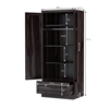 Picture of Dyson Solid Sheesham Wood 2 Door 1 Drawer Wardrobe In Light Walnut Finish