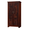 Picture of Asher Solid Sheesham Wood 2 Door Diamond Wardrobe In Provincial Teak Finish