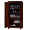 Picture of Asher Solid Sheesham Wood 2 Door Diamond Wardrobe In Provincial Teak Finish