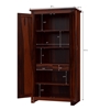 Picture of Asher Solid Sheesham Wood 2 Door Diamond Wardrobe In Provincial Teak Finish