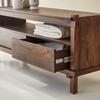 Picture of Arra Solid Mango Wood TV Unit 2 Drawer In Provincial Teak Finish