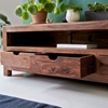 Picture of Carlton Solid Sheesham Wood TV Unit In Provincial Teak Finish