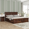 Picture of Prashiv Solid Wood King Size Drawer Storage Bed In Provincial Teak Finish