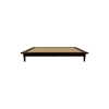 Picture of Hatice Solid Wood King Size Bed In Walnut Finish