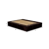 Picture of Unicorn Solid Wood Queen Size Drawer Storage Bed In Walnut Finish