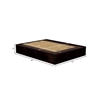 Picture of Unicorn Solid Wood King Size Drawer Storage Bed In Walnut Finish