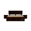 Picture of Xiomara Solid Wood Queen Size Box Storage Bed In Walnut Finish