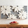 Picture of White Solid Wood Flower Wall Art