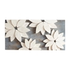 Picture of White Solid Wood Flower Wall Art