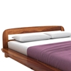 Picture of Wilbur Solid Wood King Size Non Storage Bed In Teak Finish